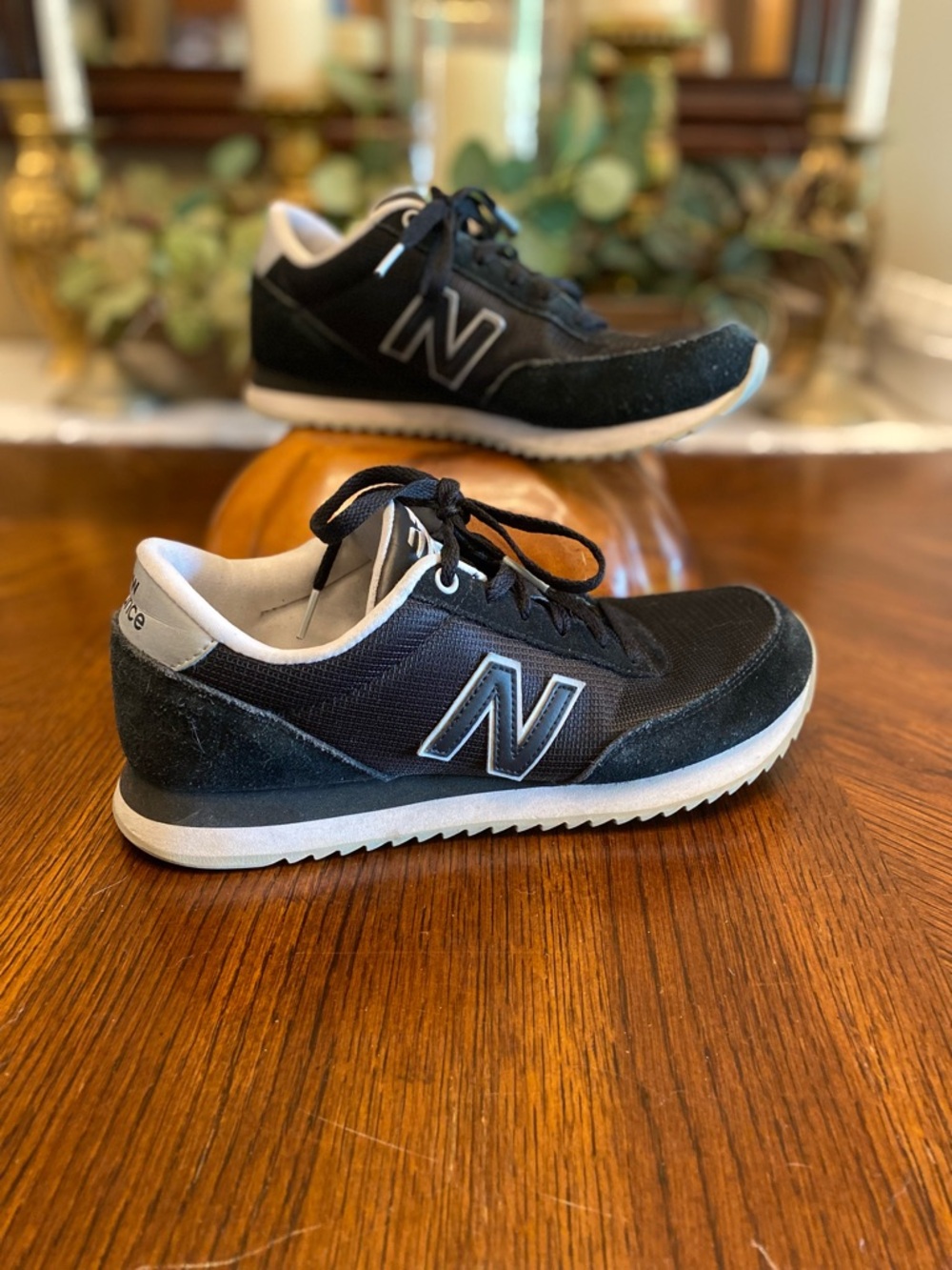 New Balance WOMENS Black and White Sneakers